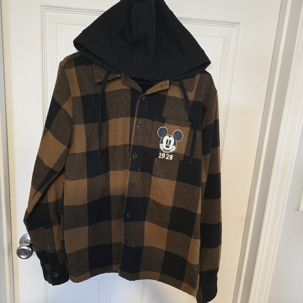 Disney Mickey Mouse Hoodie - Black And Brown